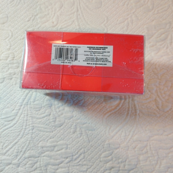 Boston Warehouse Santa & Rudolph Reindeer Salt & Pepper Shakers New in box - Picture 6 of 6